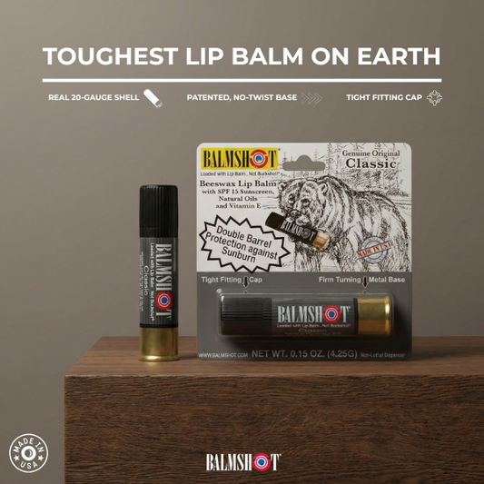 NEW Black Classic Beeswax Lip Balm