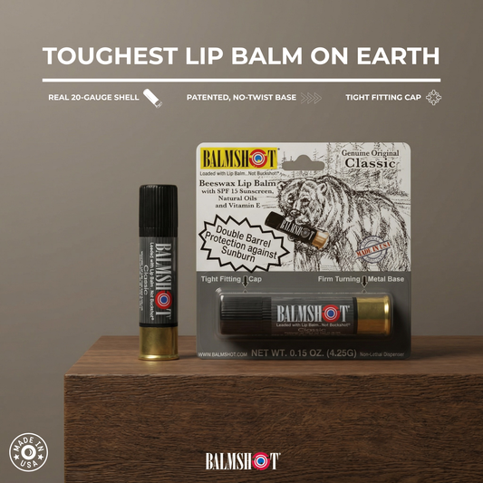 NEW Black Classic Beeswax Lip Balm