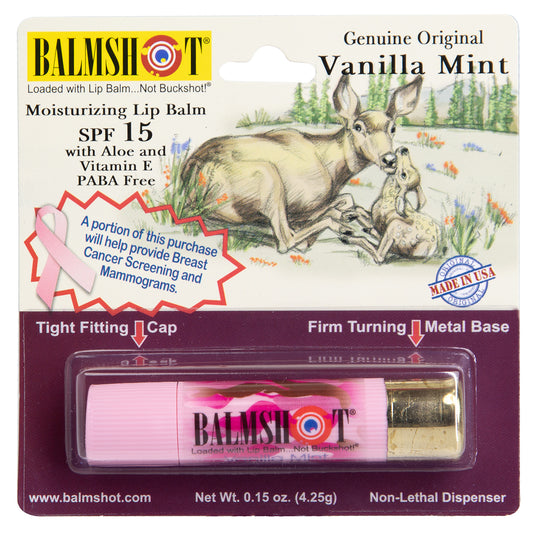 4-Pack Pink Camo Vanilla Mint Lip Balm