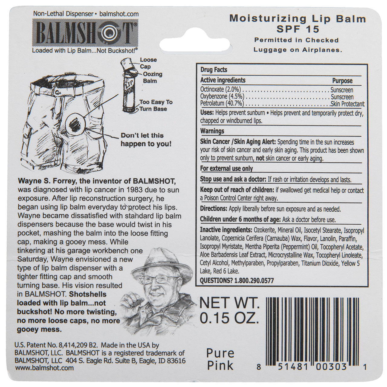 Pure Pink Vanilla Mint Lip Balm