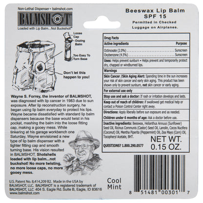Cool Mint Beeswax Lip Balm