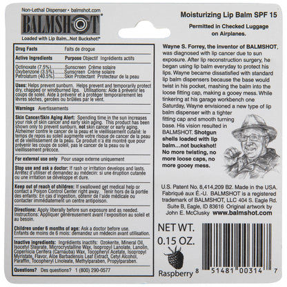 24-Pack Raspberry American Flag Lip Balm